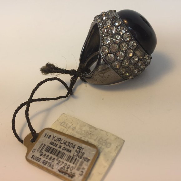 💍🖤JUICY COUTURE Stone Cluster Cab Ring YJRU4304 - Picture 6 of 8
